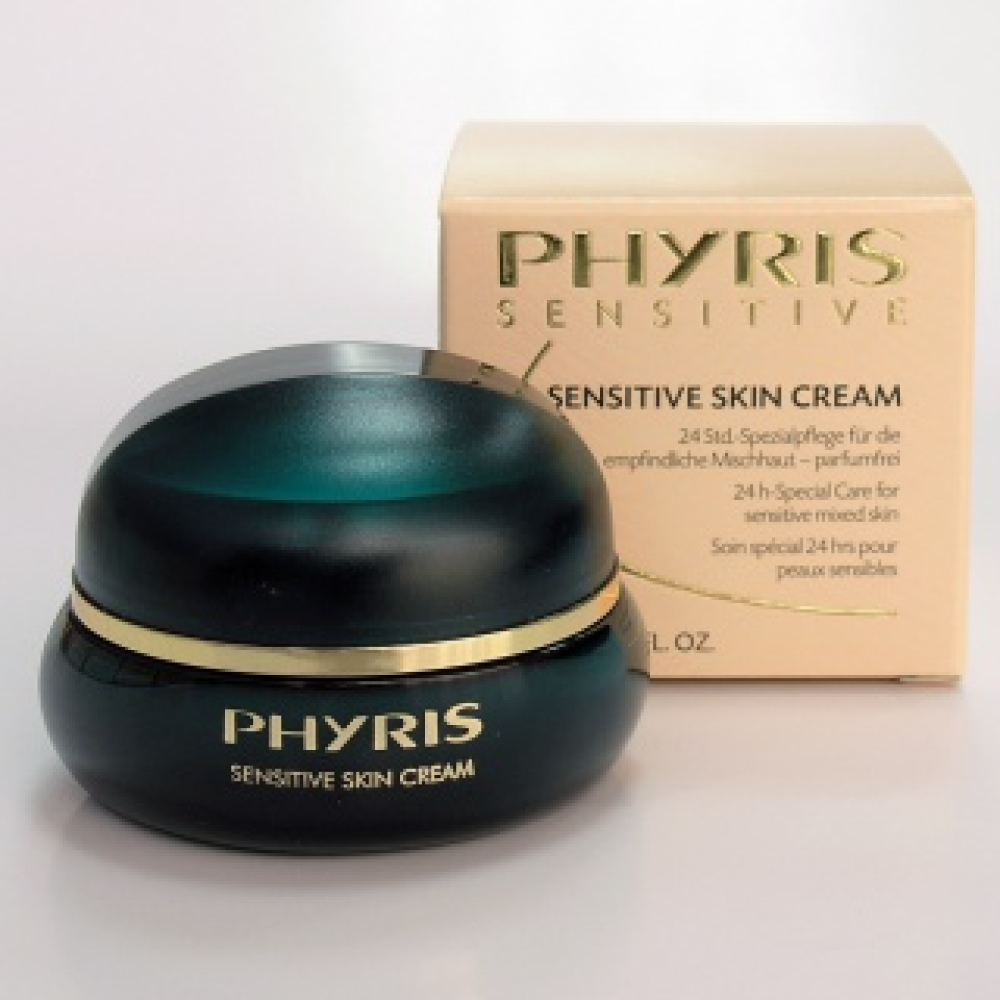 Skin cream отзывы. Крем Фирис Сенситив. Phyris sensitive Anti Aging крем. Крема Фирис линия Форест. Фирис крем Сенситив антиэйдж 50 г.