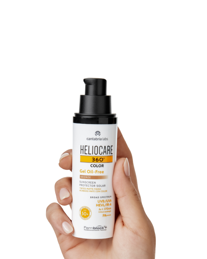 HELIOCARE Gel OIl-Free SPF-50 (вronze) - Тональный солнцезащитный гель (бронзовый) (50 мл) — изображение 3